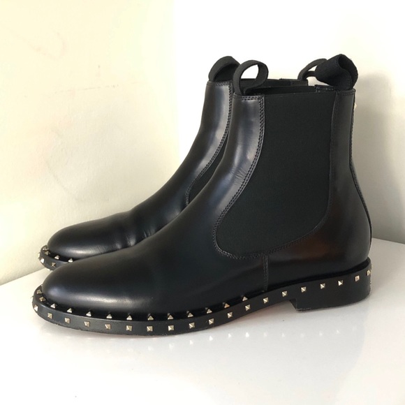 VALENTINO Rockstud embellished chelsea boots - Picture 2 of 8